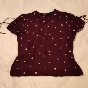 NWOT! Madewell Button Down Blouse Sz 0